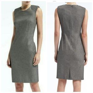 Banana Republic Gray Sheath Dress
